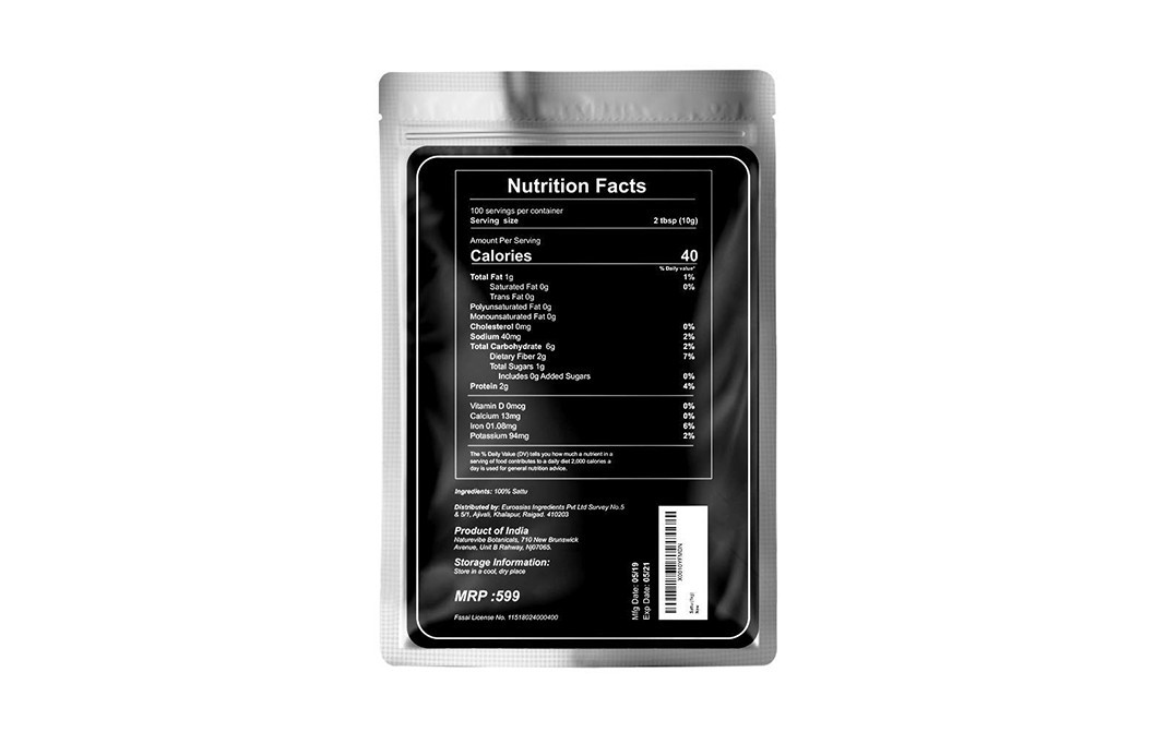 Naturevibe Botanicals Sattu    Pack  1 kilogram